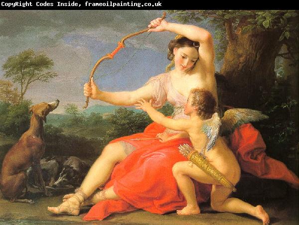 Pompeo Batoni Diana and Cupid